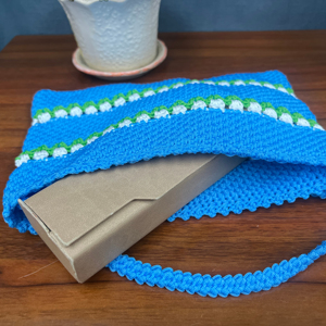 ชุดกระเป๋าและกระเป๋าเงินโครเชต์สไตล์โบฮีเมียนถักด้วยมือกระเป๋าสะพายไหล่กระเป๋าสตางค์อเนกประสงค์ - Product Image 4