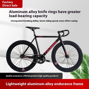 Tsunami snm100 cố định-gear 6-tốc độ đua xe đạp đường với 70 Nhôm bánh xe và carbon fibre ngã ba - Product Image 4