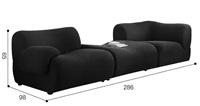 Mouleur Tabouret en tissu compressé Canapé-lit modulaire sectionnel en mousse scellée sous vide Ensemble de meubles Canapé à compression