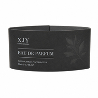 Manchons de boîte d'emballage en papier sur mesure XJY à faible quantité minimale de commande imprimés avec revêtement UV Impression offset de stratification mate pour l'utilisation de parfum
