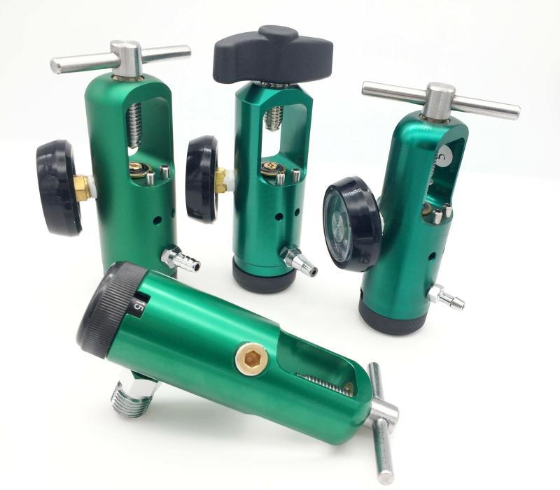 oxygen regulators with humidifier nasal hose face mask for steel aluminum oxygen cylinders
