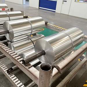 Papier aluminium jumbo 8011 H24 fabriqué en usine, grand rouleau, prix d'usine au kg - Product Image 1