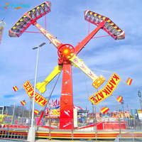 Attractions de fête foraine à prix d'usine, grandes manèges de parc d'attractions extérieur, jeux pour adultes, manèges Kamikaze palpitants à vendre