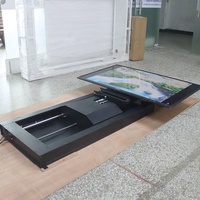 JGST Motorisierte Schwenk-Neige-TV-Halterung 90° Max. Neigung Kaltgewalzter Stahl 55" Max. Größe Fernbedienung Smart Home Integration (RS232)