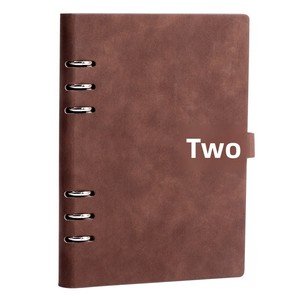 <span class=keywords><strong>Cuaderno</strong></span> de cuero PU con espiral y <span class=keywords><strong>hojas</strong></span> sueltas, A5, A6, B5, papel grueso a prueba de tinta para estudiantes, registro empresarial y apuntes personales. - Product Image 5