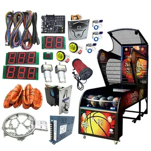 Tabellone segnapunti a LED tubo digitale per macchine Arcade fai da te a gettoni Street Basketball Arcade Game Machine HD Basketball Game Kit