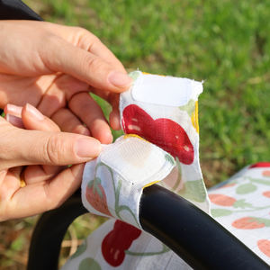 Kangobaby sanayi fiyat 70% bambu + % 30% pamuk araba klozet kapağı pratik bambu Muslin arabası kapağı 114*90 CM - Product Image 3