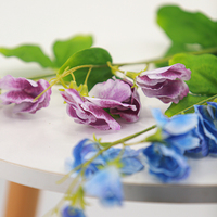 Fleurs artificielles de pois doux au toucher réel, hydratantes, pour la décoration de mariages, festivals, Noël, hôtels et jardins domestiques (vente en gros)