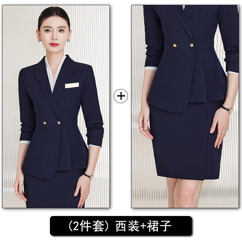 blue suit dress