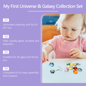 Dowmoo Hành Tinh Phụ Kiện Thiết Lập Tự Làm <span class=keywords><strong>24</strong></span>-Ngày Mặt Dây Chuyền Thủy Tinh Món Quà Ngẫu Nhiên Mù Hộp Thiết Lập Cho 0-6 Tháng - Product Image 5