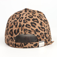 Gorra de Béisbol de 6 Paneles con Logotipo Personalizado al por Mayor, Estampado de Camuflaje y Leopardo, 100% Algodón, Estilo Vintage Occidental, Hebilla Metálica para Marcas, Venta al por Mayor