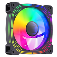 Ventilador de PC RGB Blanco de 120 mm y 6 Pines ZF120 con Espejo Infinito, 20dBA Silencioso, 1200 RPM para Computadoras de Juego, Proveedor OEM al por Mayor