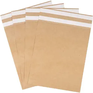 100% buatan kertas Kraft Gusset amplop coklat tugas berat tas kertas Kraft warna kustom untuk pakaian tas pakaian