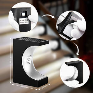 ไฟทางเดินรูปพระจันทร์ครึ่งเสี้ยวพลังงานแสงอาทิตย์สำหรับภายนอกอาคาร กันน้ำ - ไฟตกแต่งสวน LED สไตล์โมเดิร์นสำหรับสวน ทางเดิน และทางรถวิ่ง - Product Image 2