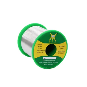 XHT customization SMT/PCB lead free Solder Wire Lead-free soldering wire Sn99.3Cu0.7 800g 500g 250g for Automatic Soldering