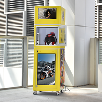 Machine de Nettoyage et Stérilisation Automatique Intelligente Extérieure pour Casques de Moto et de Vélo de Course avec Séchage Intégré