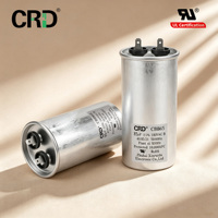 Condensateur de démarrage moteur CRD CBB65 85UF 180VAC en film polypropylène métallisé pour compresseur de climatiseur HVAC et moteur AC, conforme RoHS