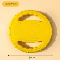 Jouet à mâcher indestructible pour chien, anneau flottant en EVA pour soulager l'ennui, jeu interactif auto-entretenant, 2 tailles, vente en gros