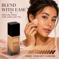 Fard à joues mat non agglutinant, waterproof, maquillage quotidien, logo personnalisé, cosmétique longue tenue pour un fini naturel et lisse, usage quotidien