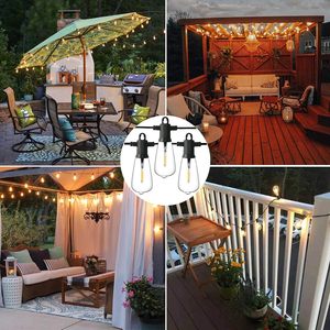 Popular G40 IP65 Waterproof Flexible Sturdy Style Outdoor String Lights Christmas Warm White Garland Party Wedding Home <b>Fence</b> - Product Image 4