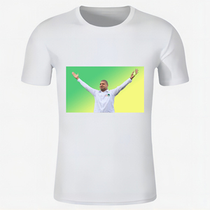 เสื้อยืดแคมเปญประธานาธิบดีโกตดิวัวร์ปี 2025 แบบขายส่งสั่งทำพิเศษ พิมพ์ลายแบบซับลิเมชั่นบนผ้าโพลีเอสเตอร์ จัดส่งรวดเร็ว ผลิตภัณฑ์ส่งเสริมการขาย - Product Image 1