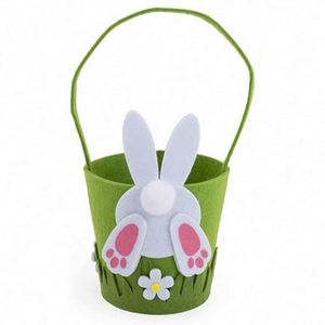 Wholesale <b>Easter</b> Basket for Kids <b>Easter</b> <b>Egg</b> Gift <b>Hunting</b> Party Favors Felt Bag Home Decoration - Product Image 2