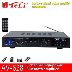 Amplificatore HIFI ad Alta Potenza per Casa e Palco, Bestseller con 5.0 Canali, Super Bass, 220V 12V, Funzione Wireless Blu, USB, TELI AV-628 - Product Image 4