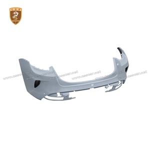 Pare-chocs arrière en carbone sec avec prises d'air pour <span class=keywords><strong>Porsche</strong></span> <span class=keywords><strong>Taycan</strong></span> 2019-2023, mise à niveau vers <span class=keywords><strong>Turbo</strong></span> <span class=keywords><strong>S</strong></span> GT - Product Image 6
