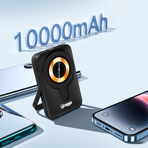 Banco de Energía Portátil OEM/ODM de 10000mAh con Carga Inalámbrica Magnética, Soporte y Cargador Portátil para Teléfonos Celulares - Product Image 1