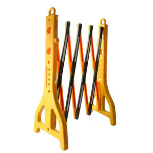 Kalite güvencesi şişirme trafik bariyeri kırmızı sarı plastik su dolu bariyer - Product Image 3