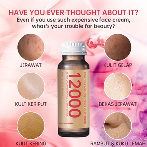Lifeworth ไบโอคาโรโอเอสเอชคอลลาเจนสำหรับผิวทำให้ผิวขาวขึ้นคอลลาเจนเครื่องดื่มแอลกลูตาไธโอนเหลว - Product Image 3