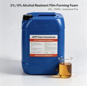 Concentré de mousse AFFF 3% 6% Mousse ignifuge résistante à l'alcool pour la protection incendie industrielle - Product Image 1