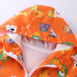 Nouvelle arrivée, manteau à imprimé animal pour garçons en bas âge, veste légère à capuche pour enfants, vêtements d'extérieur décontractés pour bébés, printemps, 3-9 ans - Product Image 6