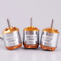 A2217 2217 Moteur sans balais KV1250 1500 2300 pour avion RC Moteur électrique/UAV multi-axes