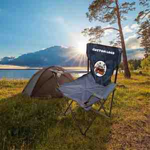 Silla de Pesca Plegable Personalizada para Niños, para Jardín, Patio Trasero, Playa y Camping, con Logotipo, para Todas las Estaciones - Product Image 1