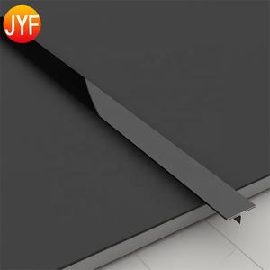 H4044 Foshan Factory Edelstahl Boden Inlay Streifen Gold Keramik Eck kante <span class=keywords><strong>T</strong></span>-Form Fliesen verkleidung - Product Image 3