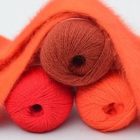 Zweifädiges Mittelfeines Wollmischgarn 20 Farboptionen Handgestrickte Langhaar-Mütze Schal Mantel Gefärbtes Muster OE Hohe Festigkeit