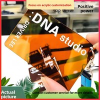 Badge d'identification personnalisé en acrylique transparent avec logo, cordon de cou pour carte de visite, pour pass VIP de conférence, vente en gros OEM