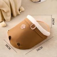 Lit pour chat durable, sûr, chaud, tendance, confortable, portable, résistant aux griffures, sans fils détachés, tapis à gratter en laine, carton