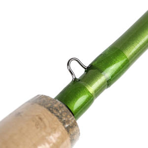 Canne à pêche à la mouche en carbone vert de haute qualité avec sac seau 3 #4 #5 # canne à pêche à la mouche à action rapide 4 sections canne à <span class=keywords><strong>truite</strong></span> d'eau douce - Product Image 3