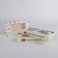 Boîte d'emballage avec fenêtre en PVC de qualité alimentaire en or de luxe avec logo personnalisé pour la manipulation de l'impression par stratification mate de barre de chocolat bonbon