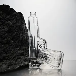 زجاجة مشروبات كحولية فريدة على شكل مسدس فارغة للبيع - Product Image 5