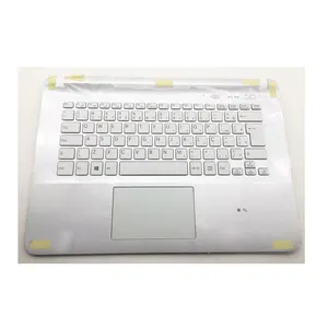 Sony SVF142 BR klavye için HK-HHT yeni laptop klavye üst kasa ile beyaz