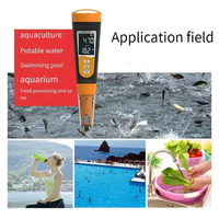 Testeur de qualité de l'eau 3-en-1 haute précision, mesureur de TDS, EC et de température, moniteur numérique multiparamètres portable pour laboratoire et aquaculture