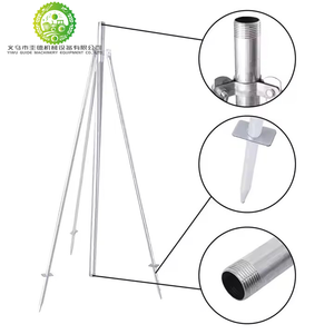 Sistema de Riego por Aspersión Automático con Rotación Ajustable, Máquina de Riego por Impacto con Base de Trípode para Jardín - Product Image 4