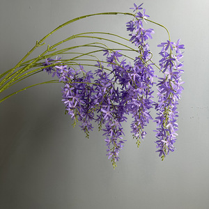 Anggrek Gantung Sutra Dekorasi Rumah Tanaman Palsu Bunga Sintetis Rangkaian Tanaman Buatan Grosir Bunga Wisteria Buatan - Product Image 4