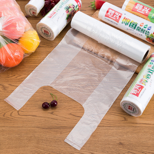 Custom Size Logo Supermarket Bakery Restaurant Fruit Vegetable Food <b>Storage</b> <b>Plastic</b> Roll Packaging Poly Bag - Product Image 5