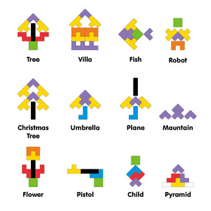 Puzzle russe en bois éducation précoce couleur forme Gameant pensée logique <span class=keywords><strong>Cube</strong></span> jouet - Product Image 6