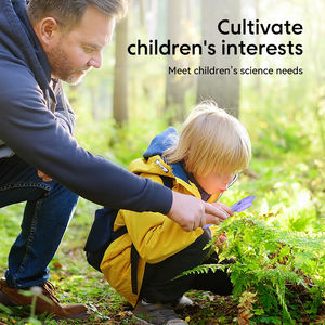 Microscopio Digital de Bolsillo Portátil para Niños, Mini Microscopio de Mano 500X, Kit de Microscopio para Niños, <span class=keywords><strong>Geo</strong></span> Safari Científico - Product Image 5