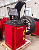 Balanceador de Neumáticos LCD con Posicionamiento Láser, Elevador de Ruedas para Máquina de Balanceo de Neumáticos de 10'' a 28'', Certificado CE para Taller